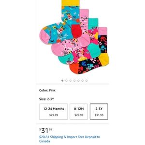 Happy Socks  Pink Panther Kids Socks Gift Box Set